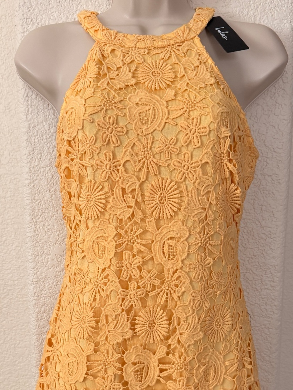 Lulu’s Yellow Halter Dress